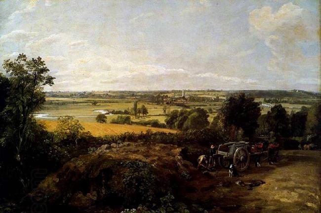 John Constable The Stour-Valley with the Church of Dedham China oil painting art